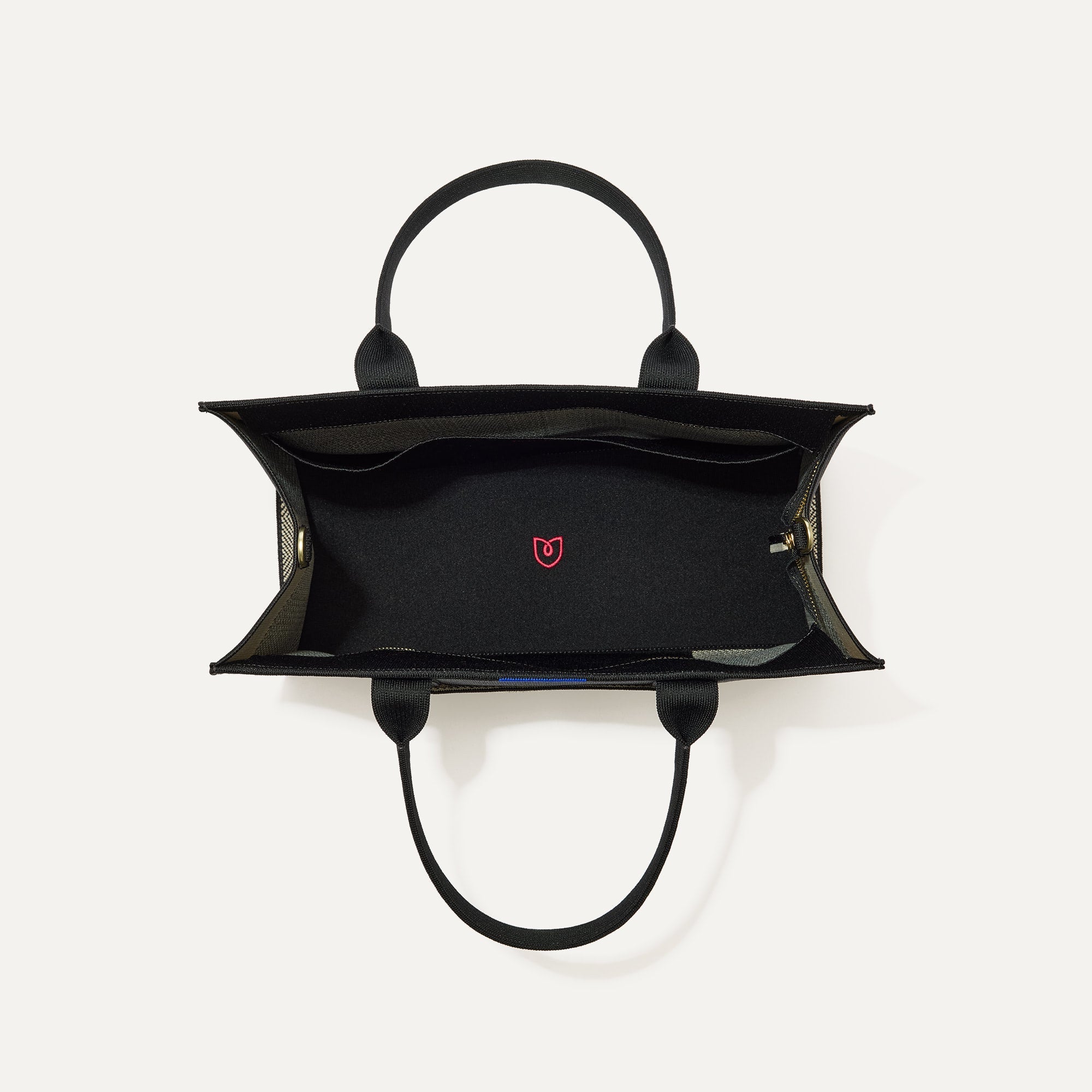 The Classic Tote - Black Herringbone - Image 7