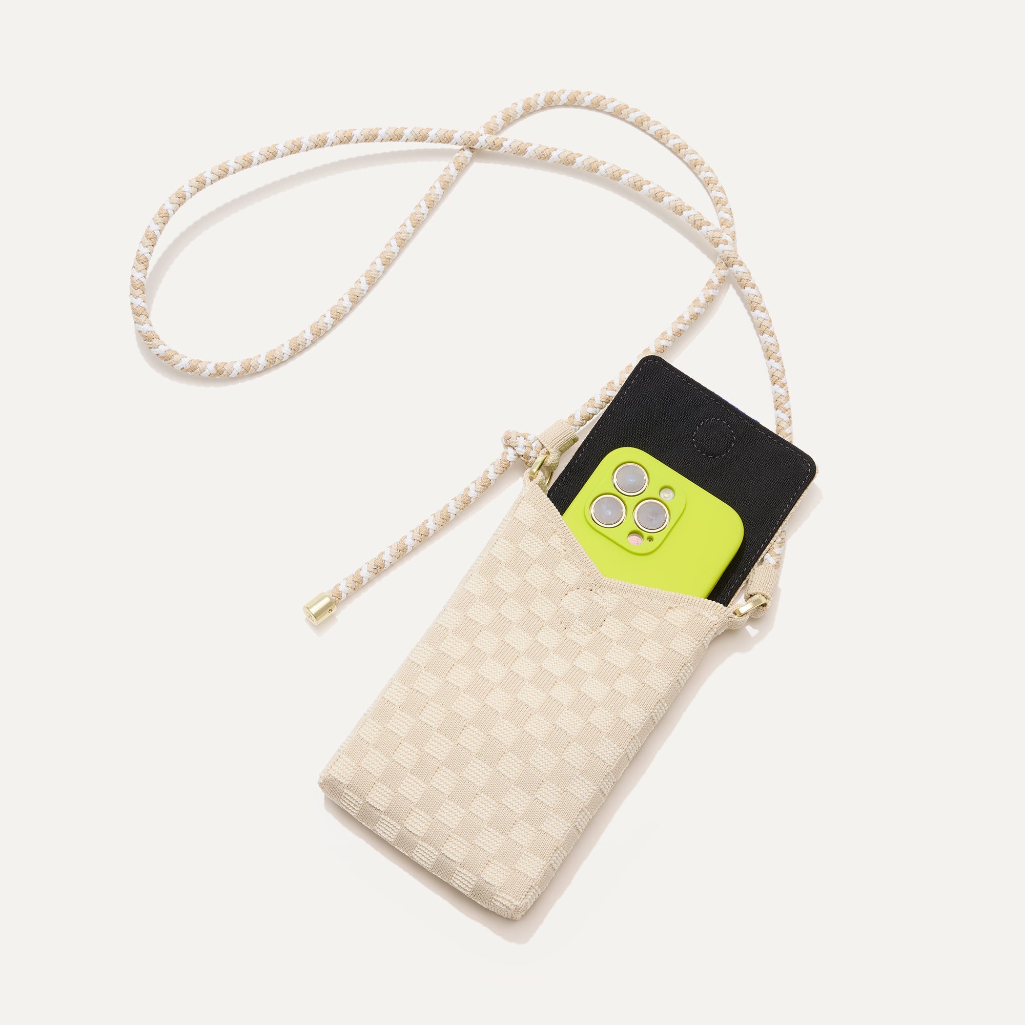 The Phone Crossbody - White Sand - Image 5