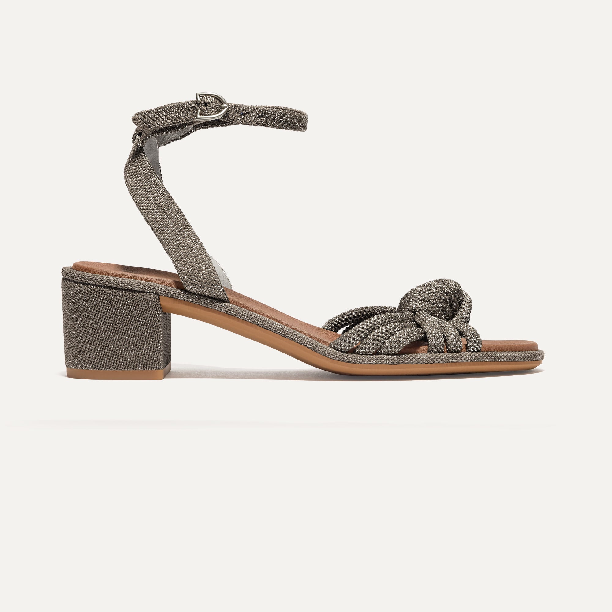 The Knot Sandal - Silver Sand - Image 5